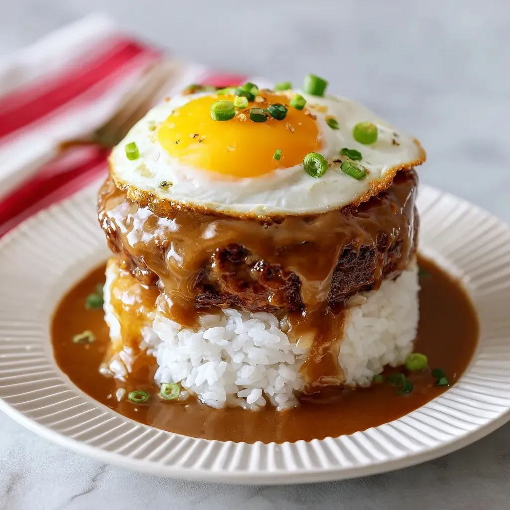 Loco Moco Hawaiian Lunch