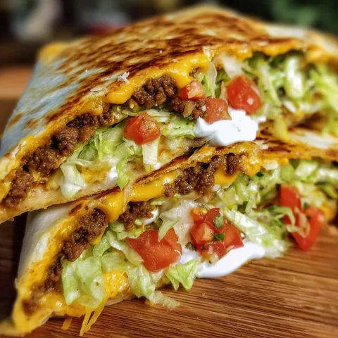 A burrito with lettuce and cheese.