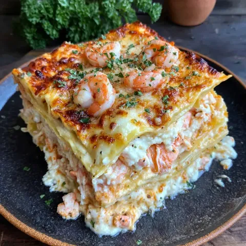 Seafood Lasagna Shrimp Crab