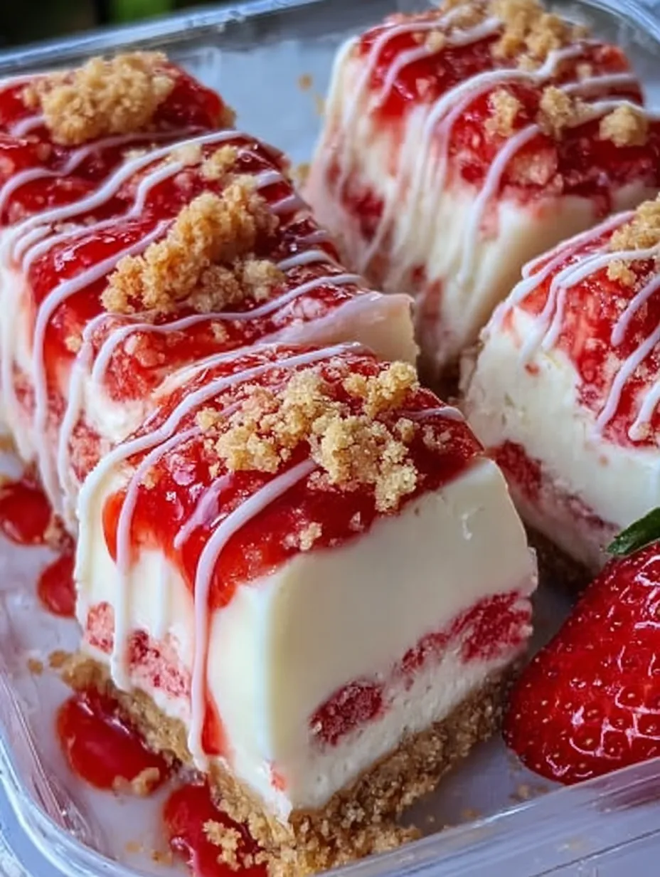 Strawberry Crunch Cheesecake Chunks