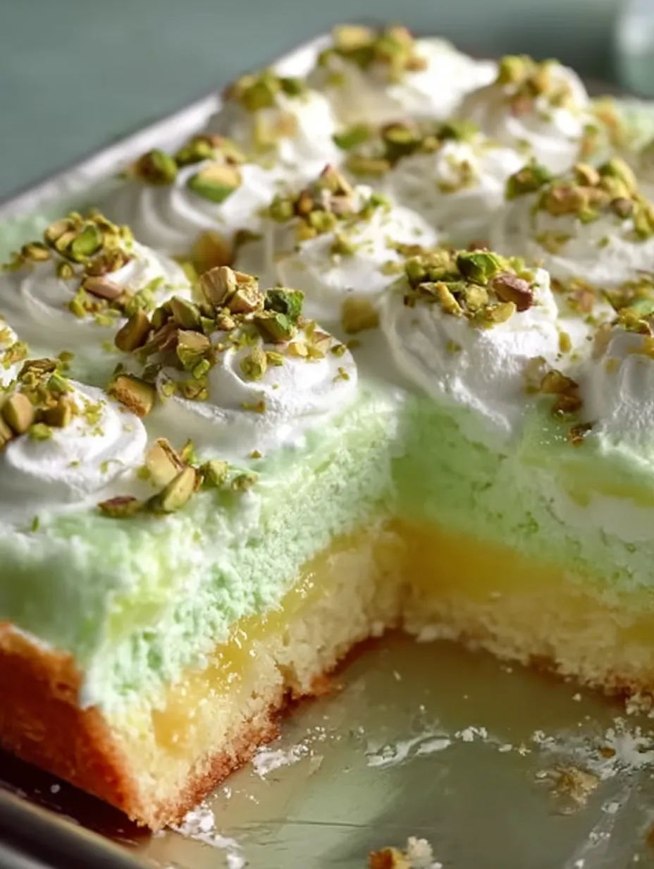 Tropical Pistachio Bliss Cake