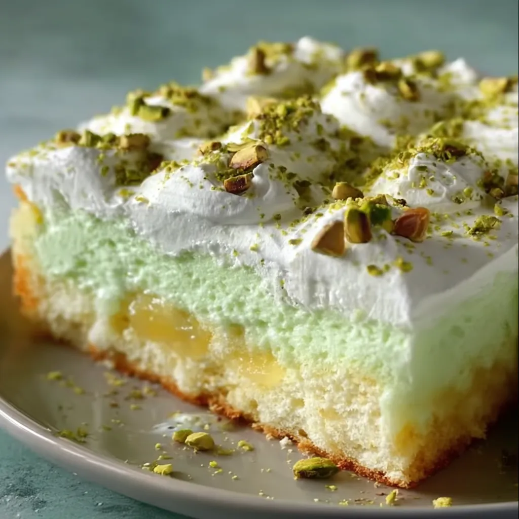 Tropical Pistachio Bliss Cake