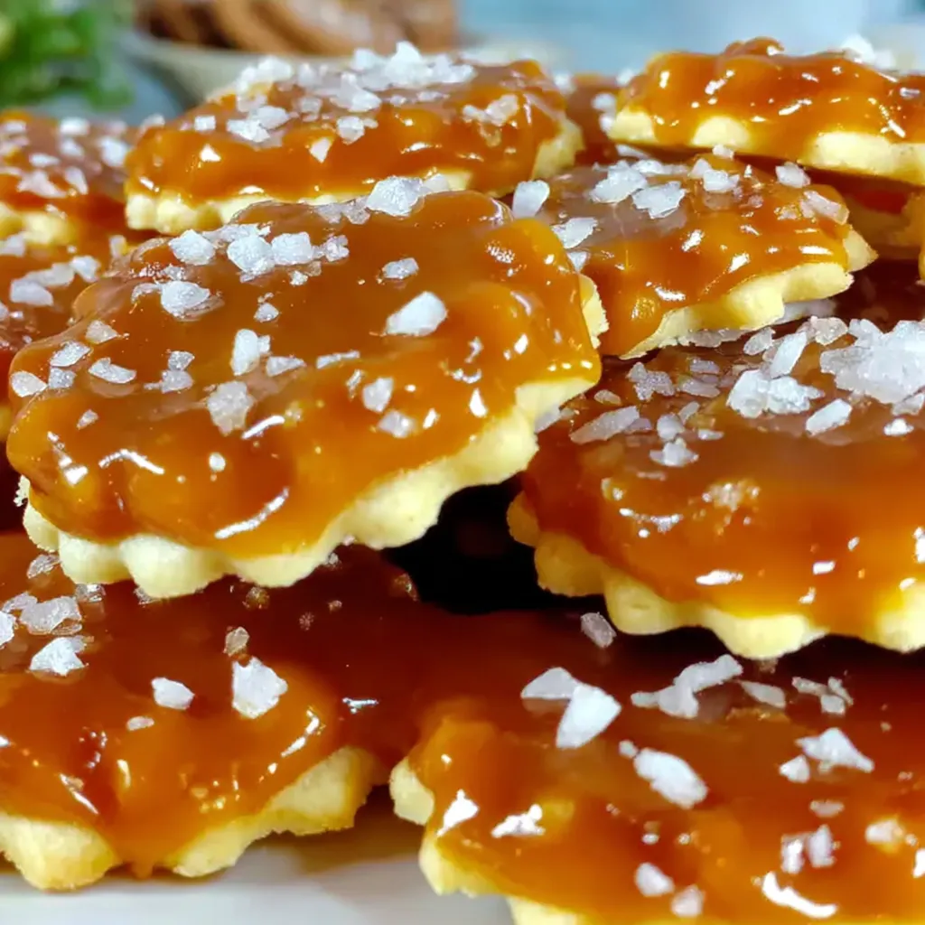 Salted Caramel Cracker Bites