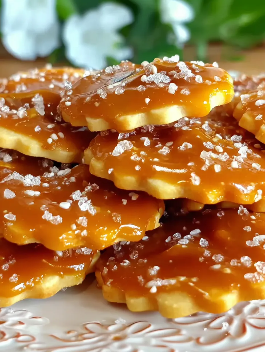 Salted Caramel Cracker Bites