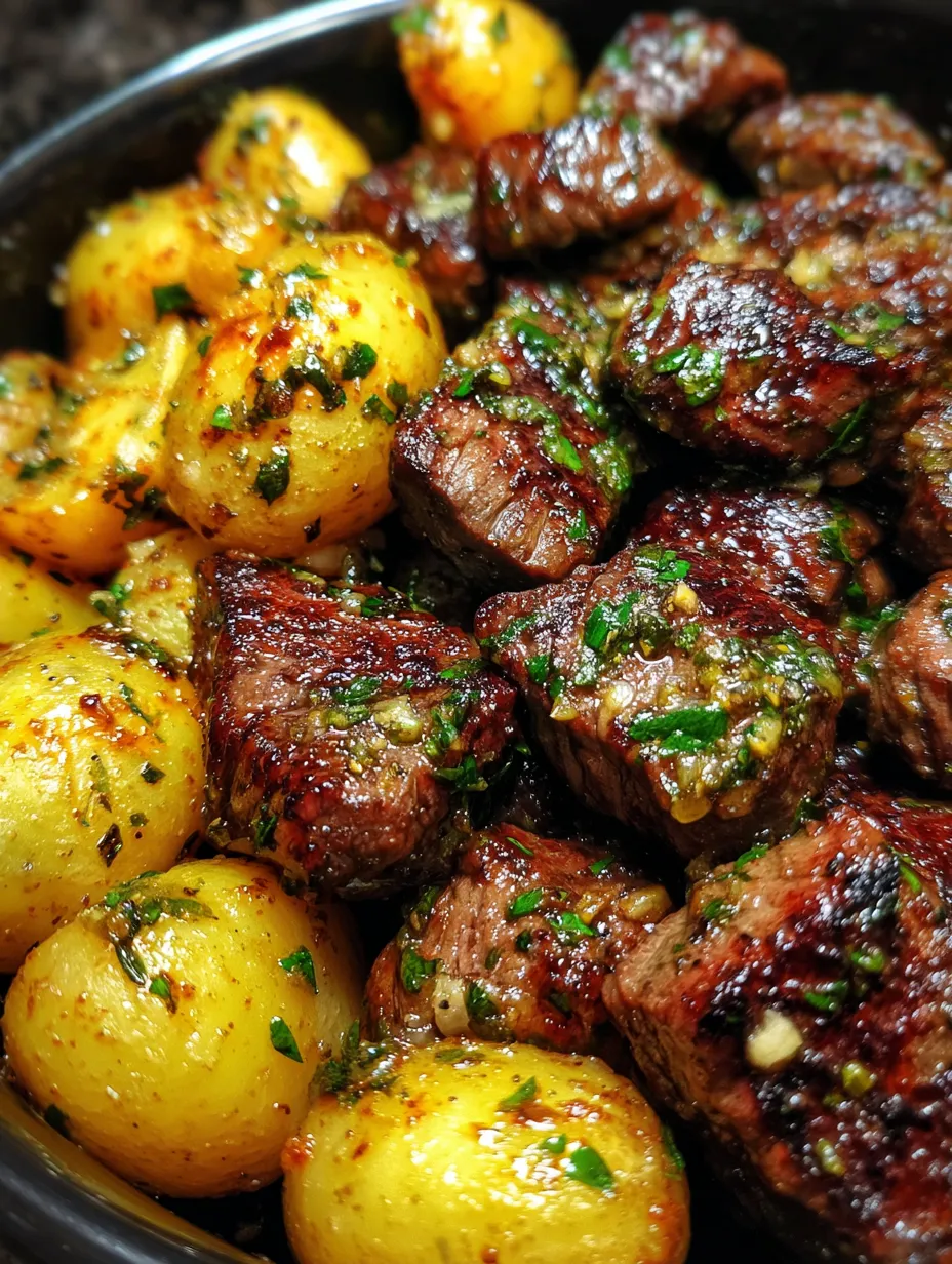 A plate of meat and potatoes.