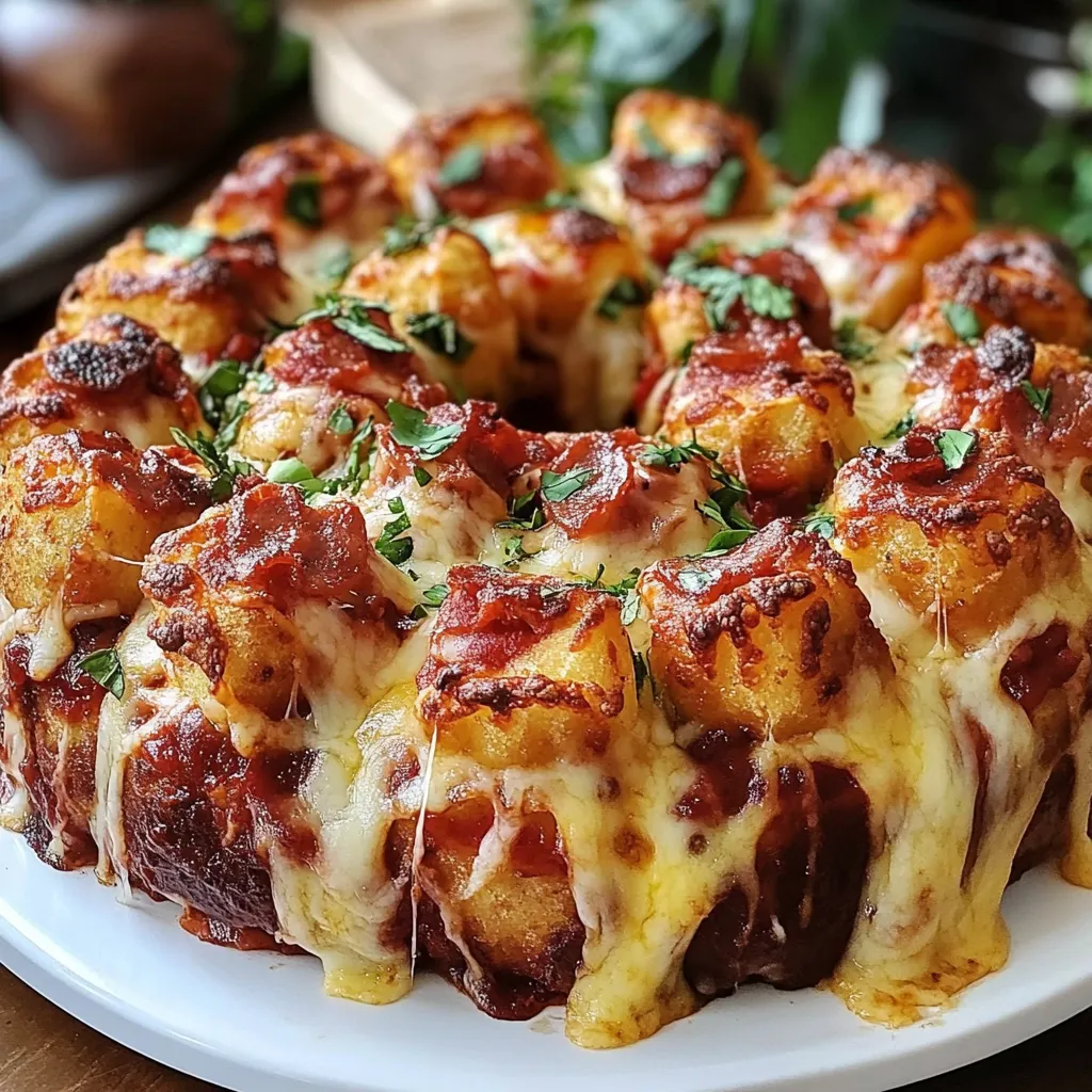 A cheese and potato casserole on a white plate.