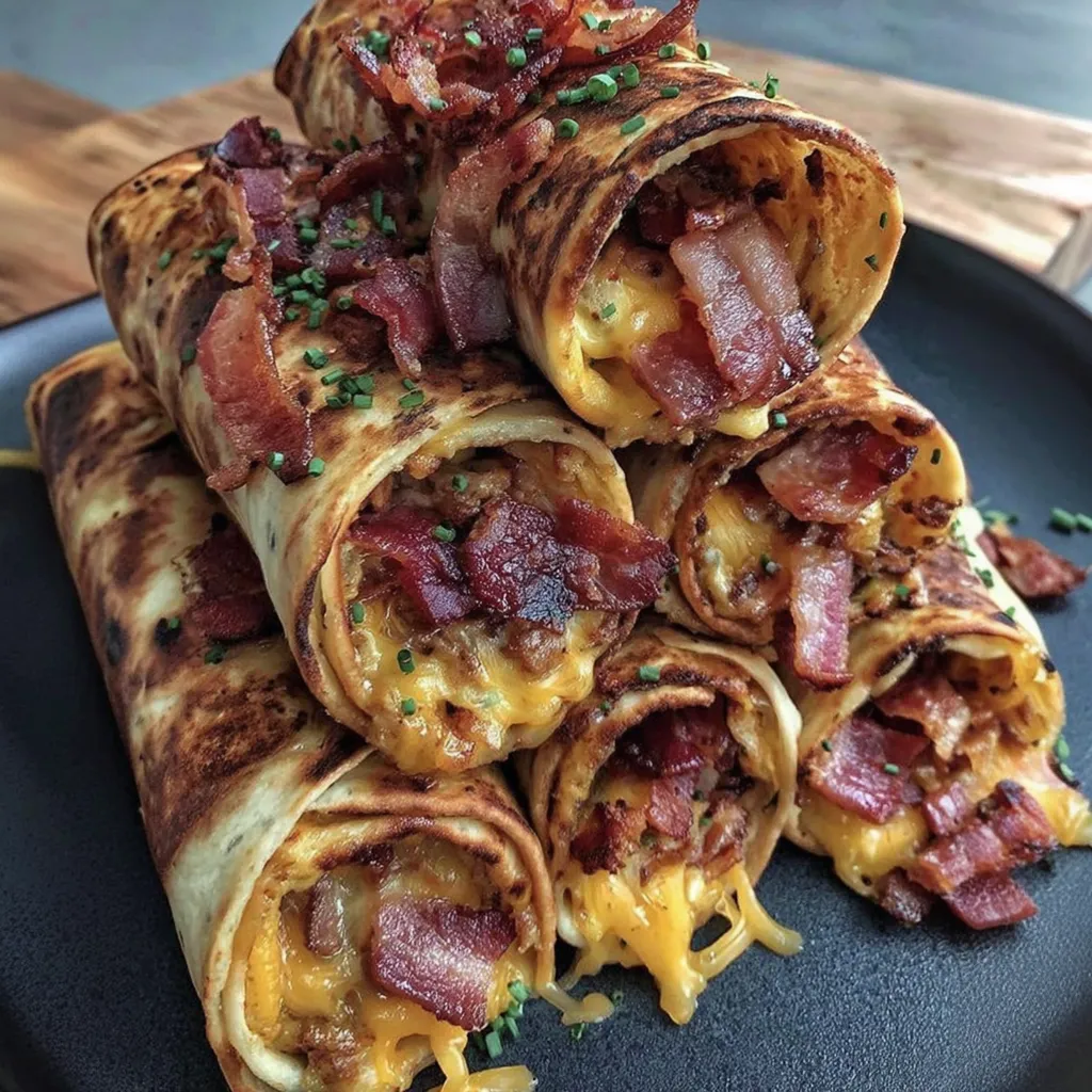 Garlic Butter Bacon Cheeseburger