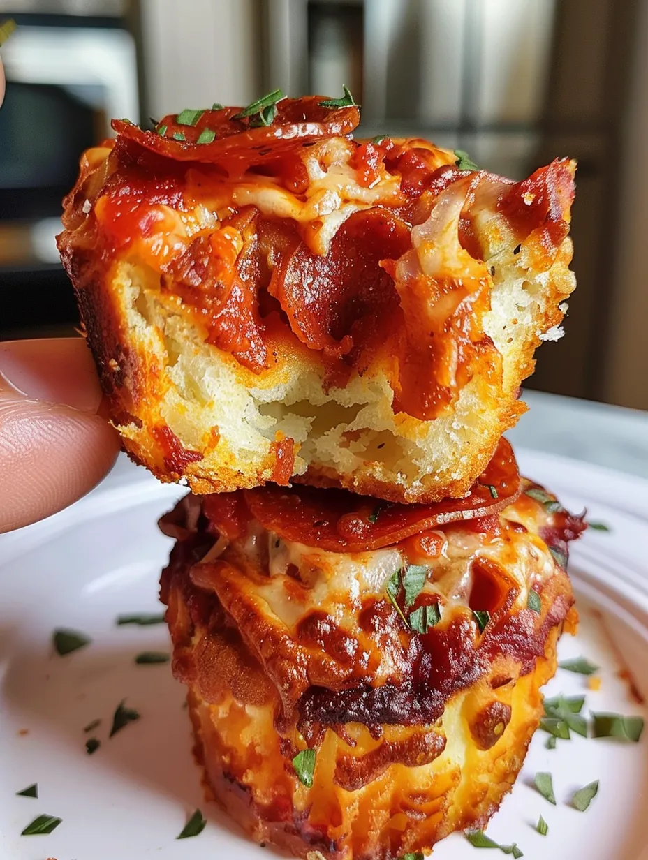 A person holding a slice of pizza.