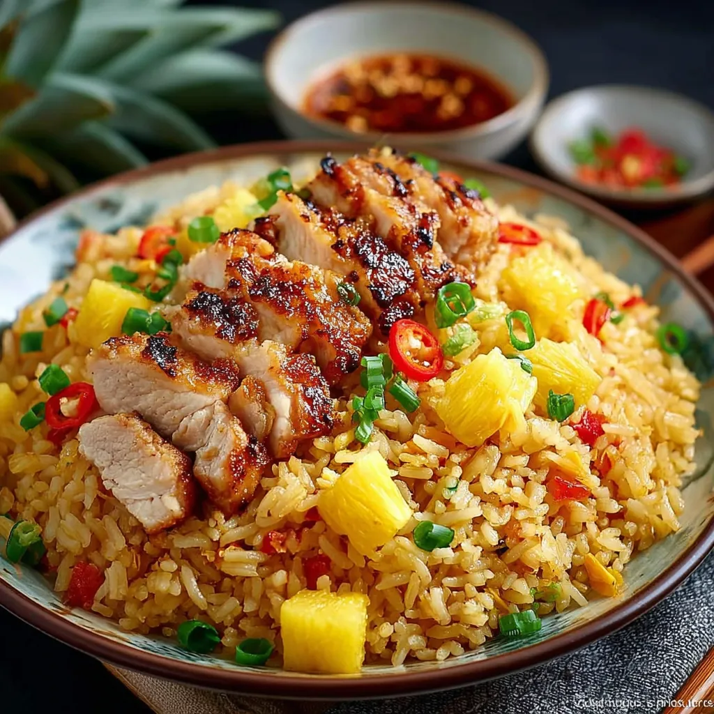 Pineapple Chicken Rice