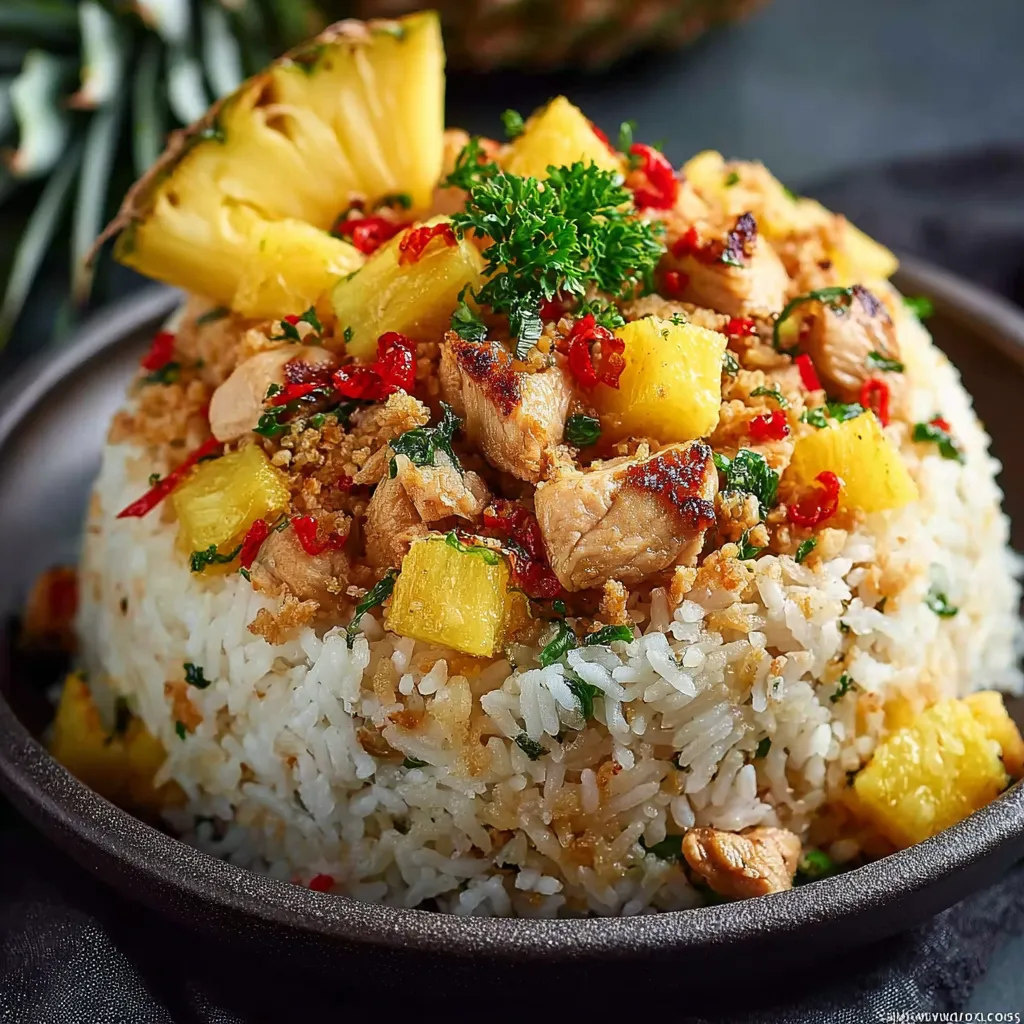 Pineapple Chicken Rice