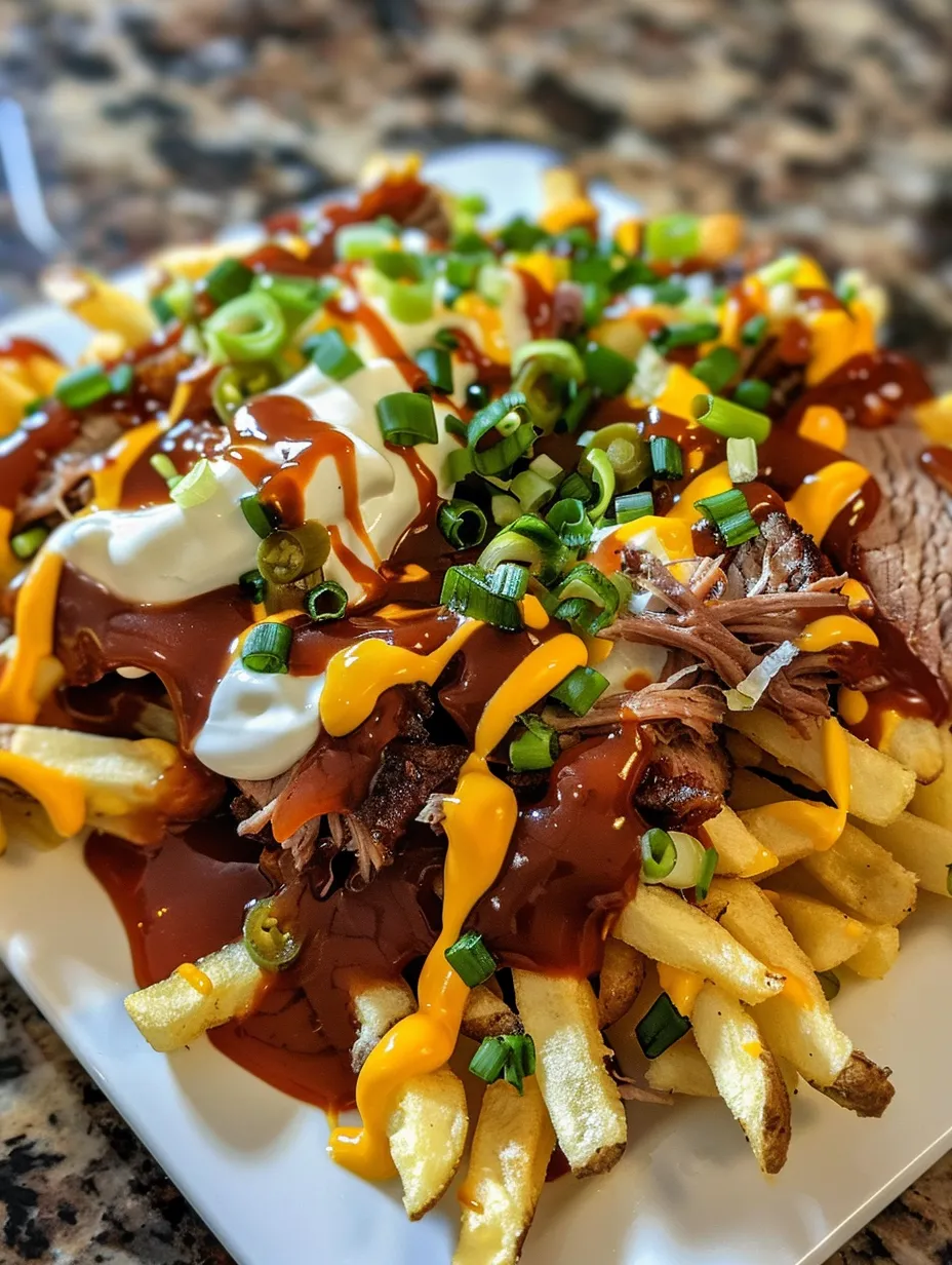 A plate of food with a white sauce on top.