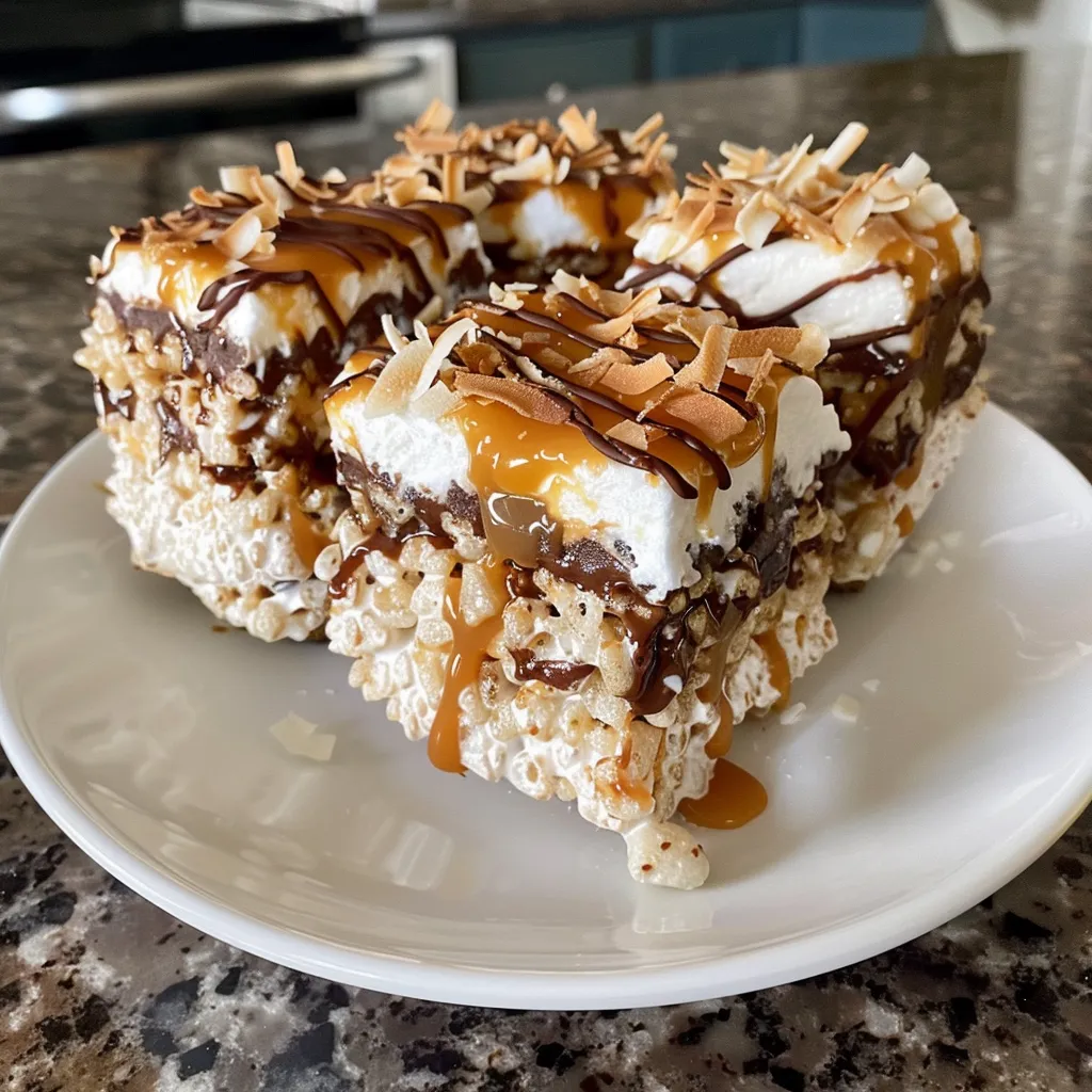 A white plate with a dessert on it.