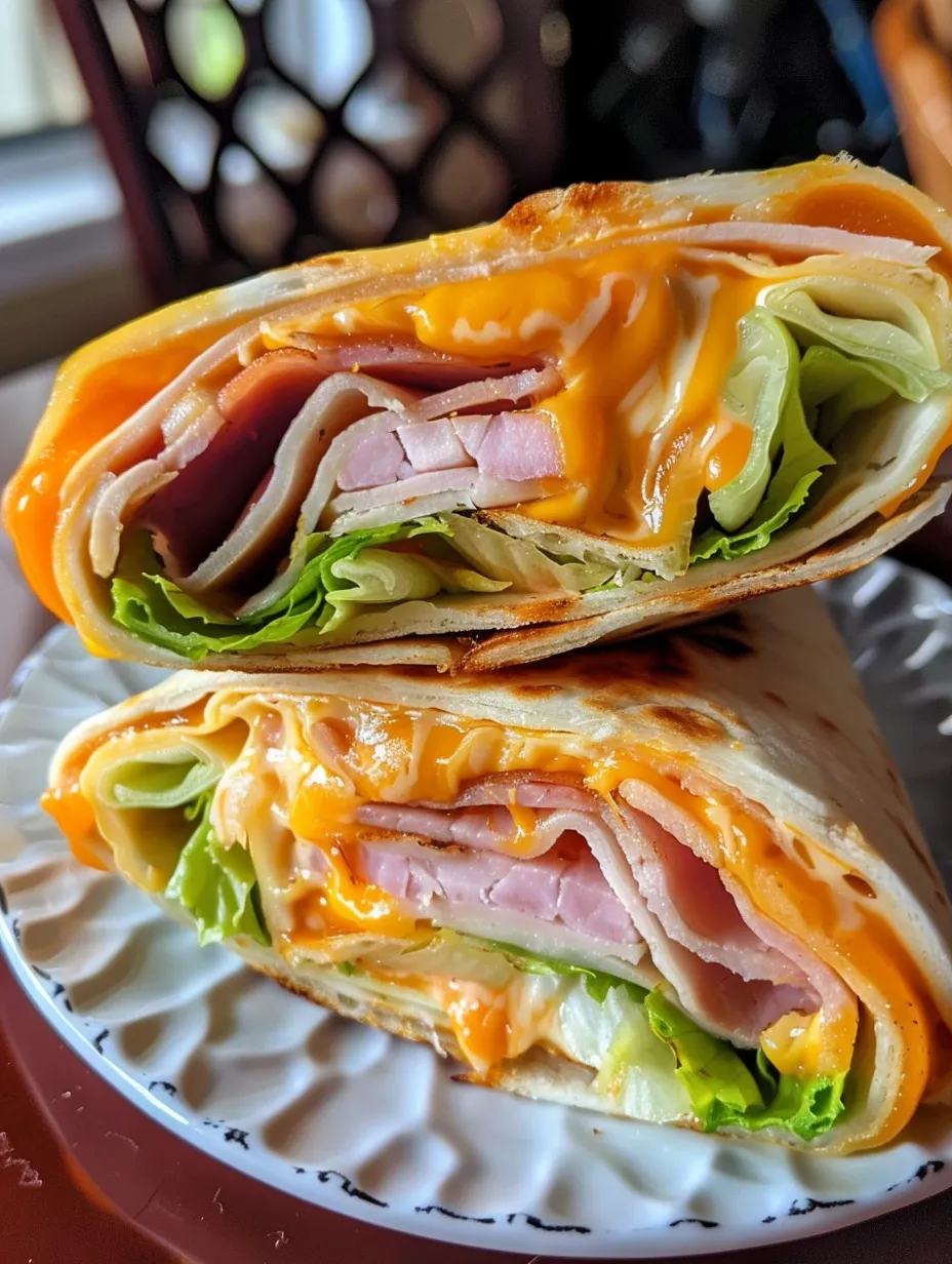 A sandwich with lettuce and cheese.