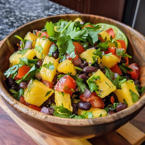 A bowl of fruit and vegetables.