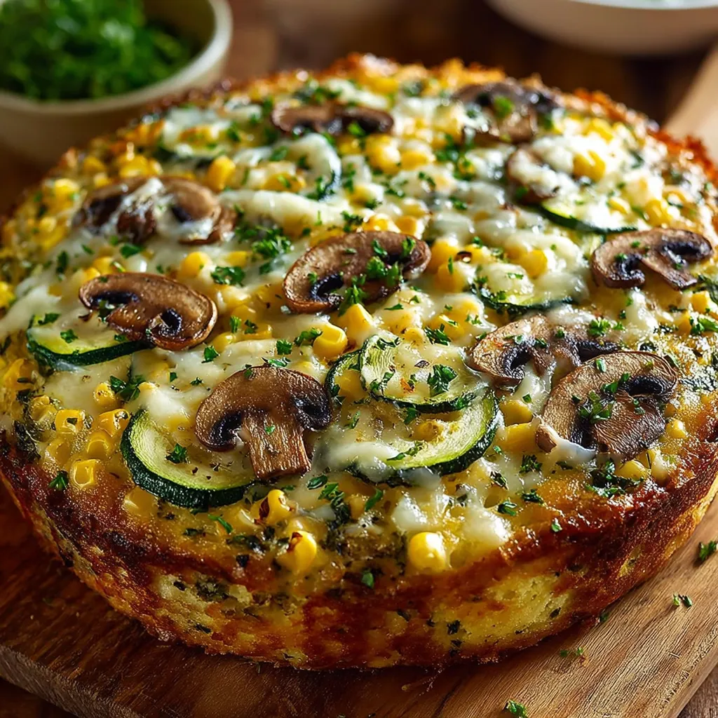 Sweet Corn Zucchini Pie