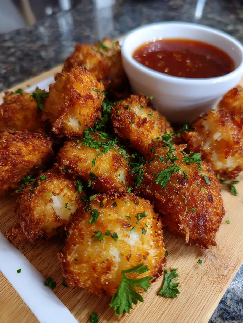 A bowl of cheese sticks with a dipping sauce.
