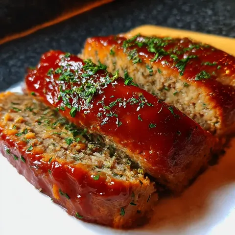 Two pieces of meat on a white plate.