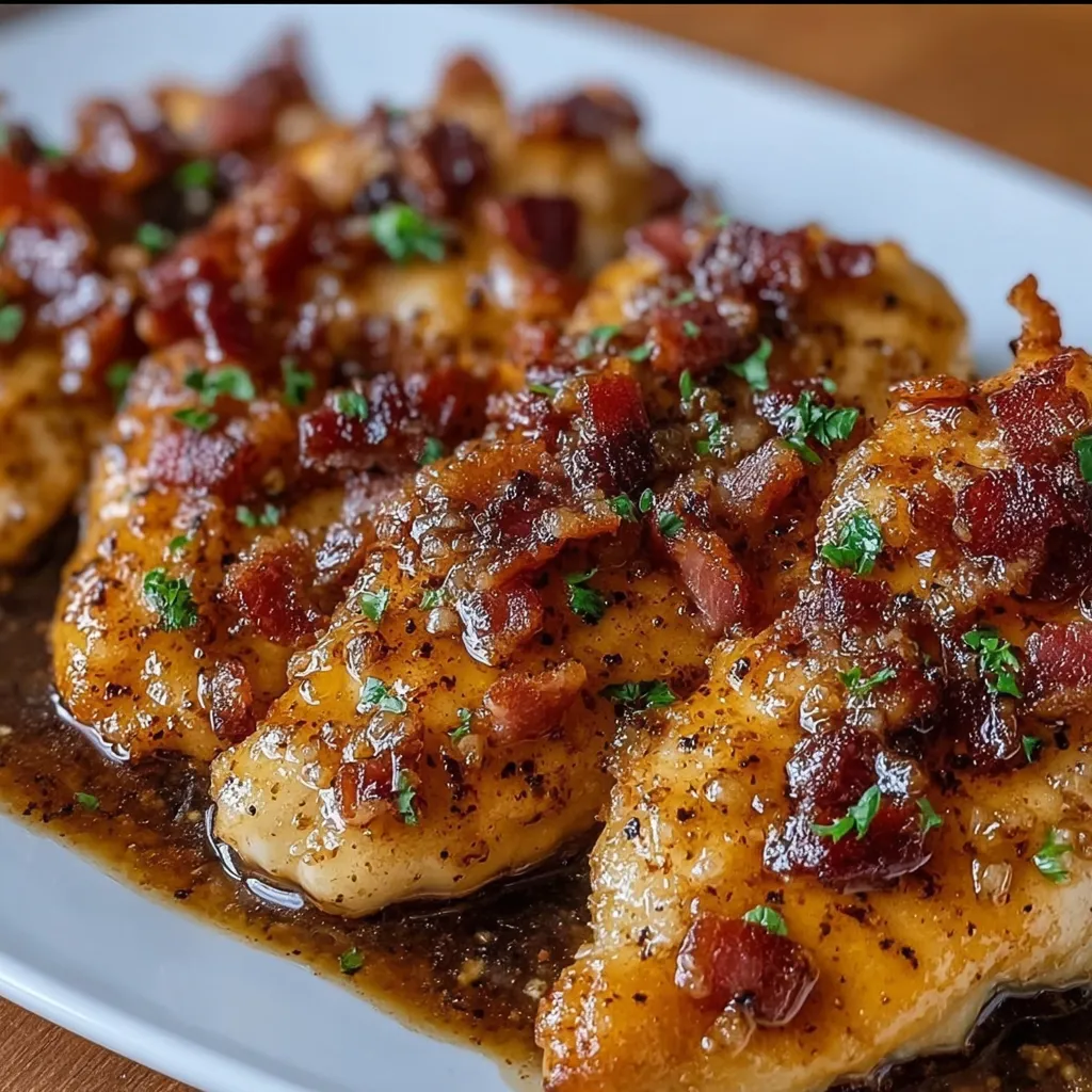 Honey Garlic Bacon Chicken