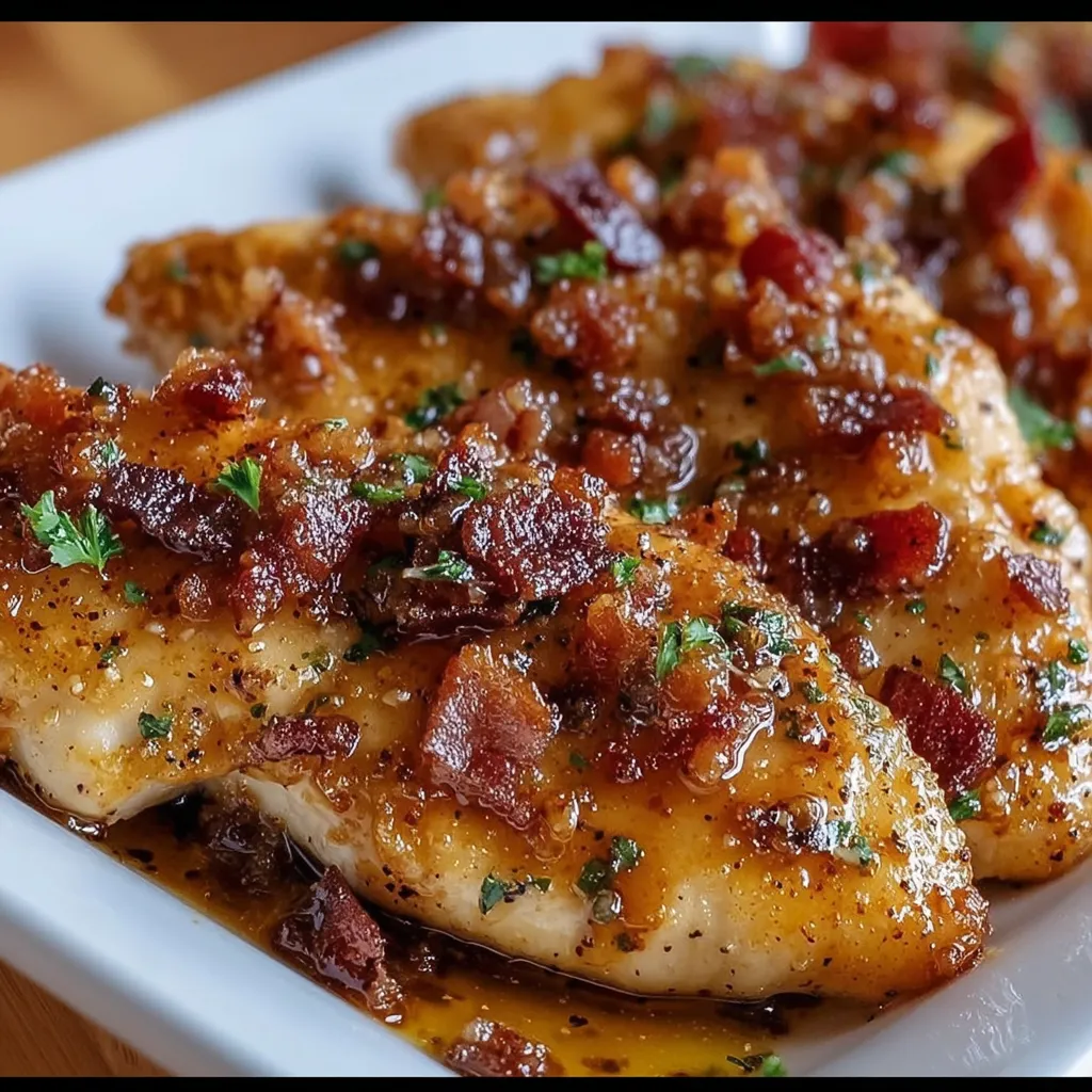 Honey Garlic Bacon Chicken