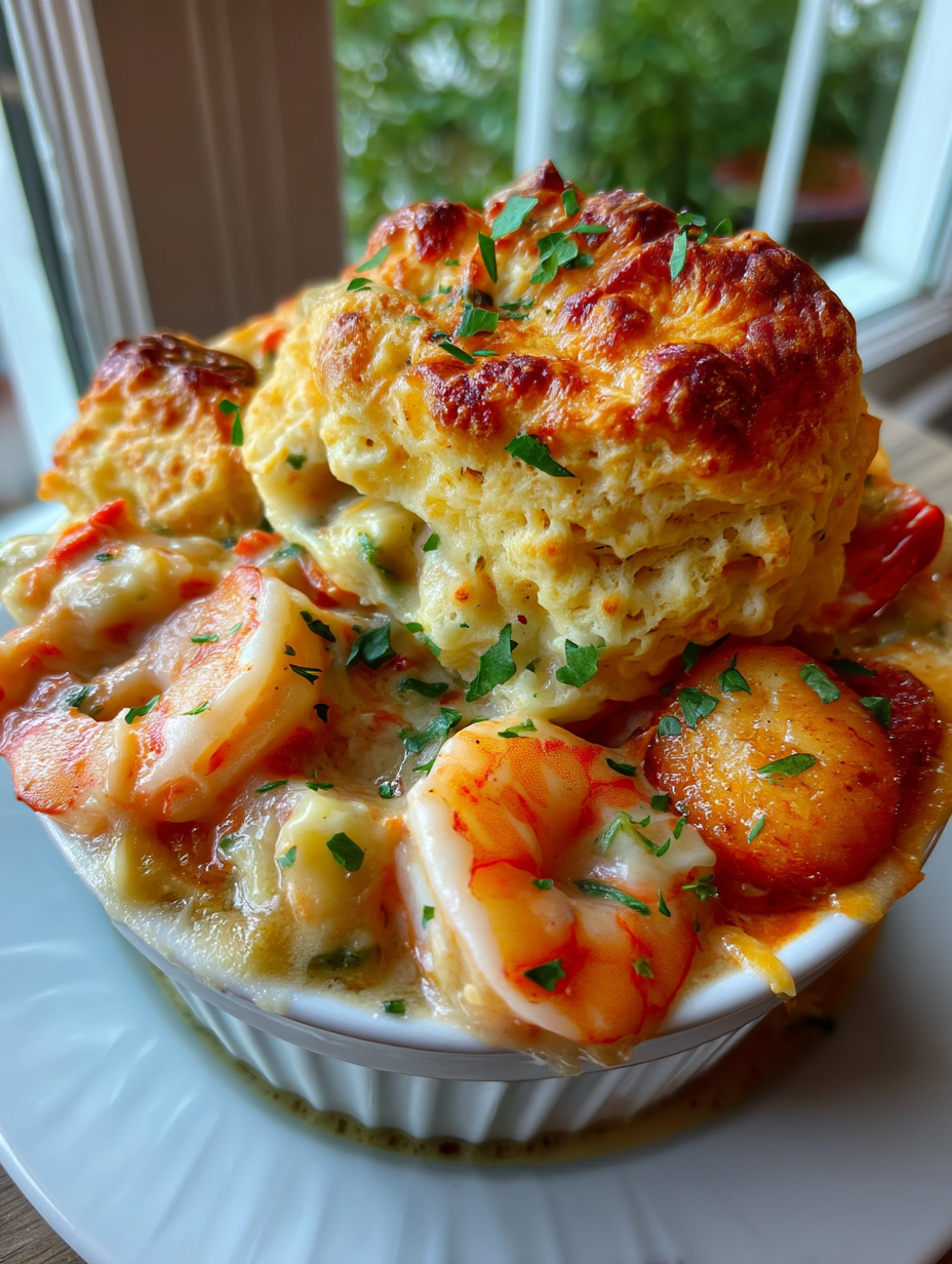 A bowl of shrimp and cheese.