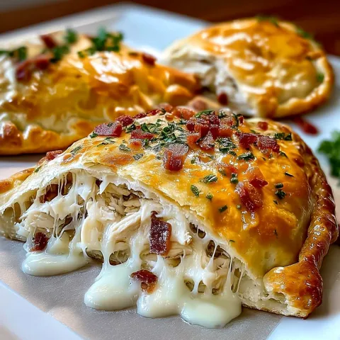 A plate of food with bacon and cheese.