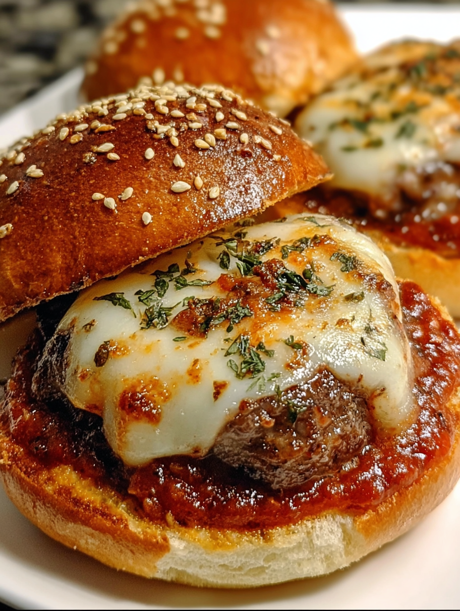 A cheeseburger with a bun and sauce.