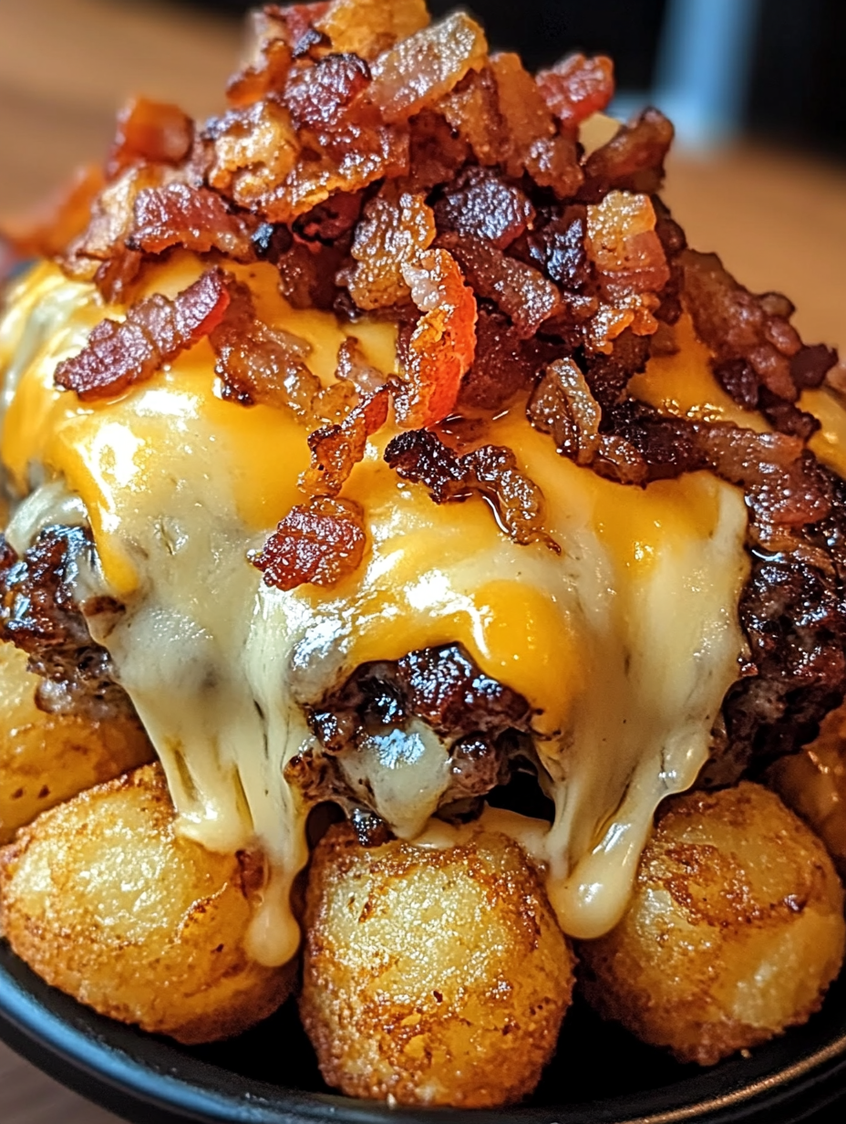 A cheeseburger with bacon on top.