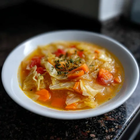 A white bowl filled with soup.