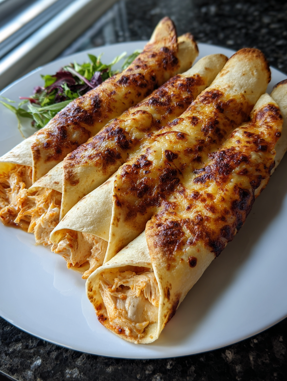 A plate of food with a burrito and a salad.