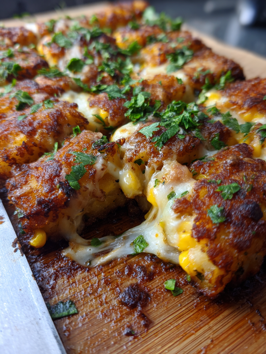 A pizza with corn and cheese on it.