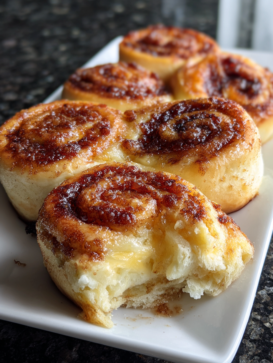 A plate of pastries with one missing.