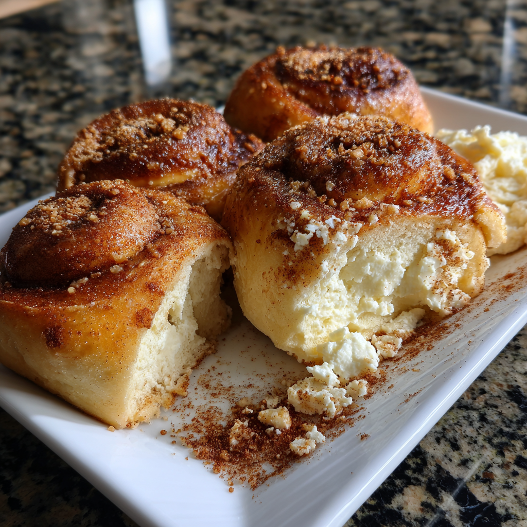 A plate of pastries with a white plate.