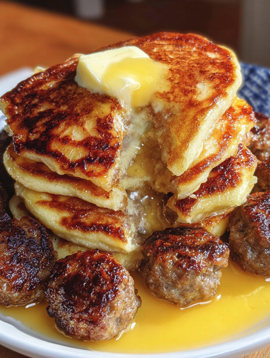 A stack of pancakes with butter on top.