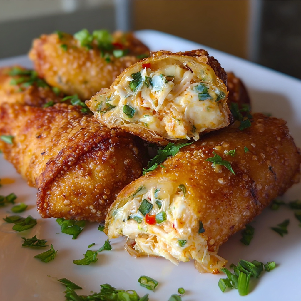 A plate of food with a green garnish.