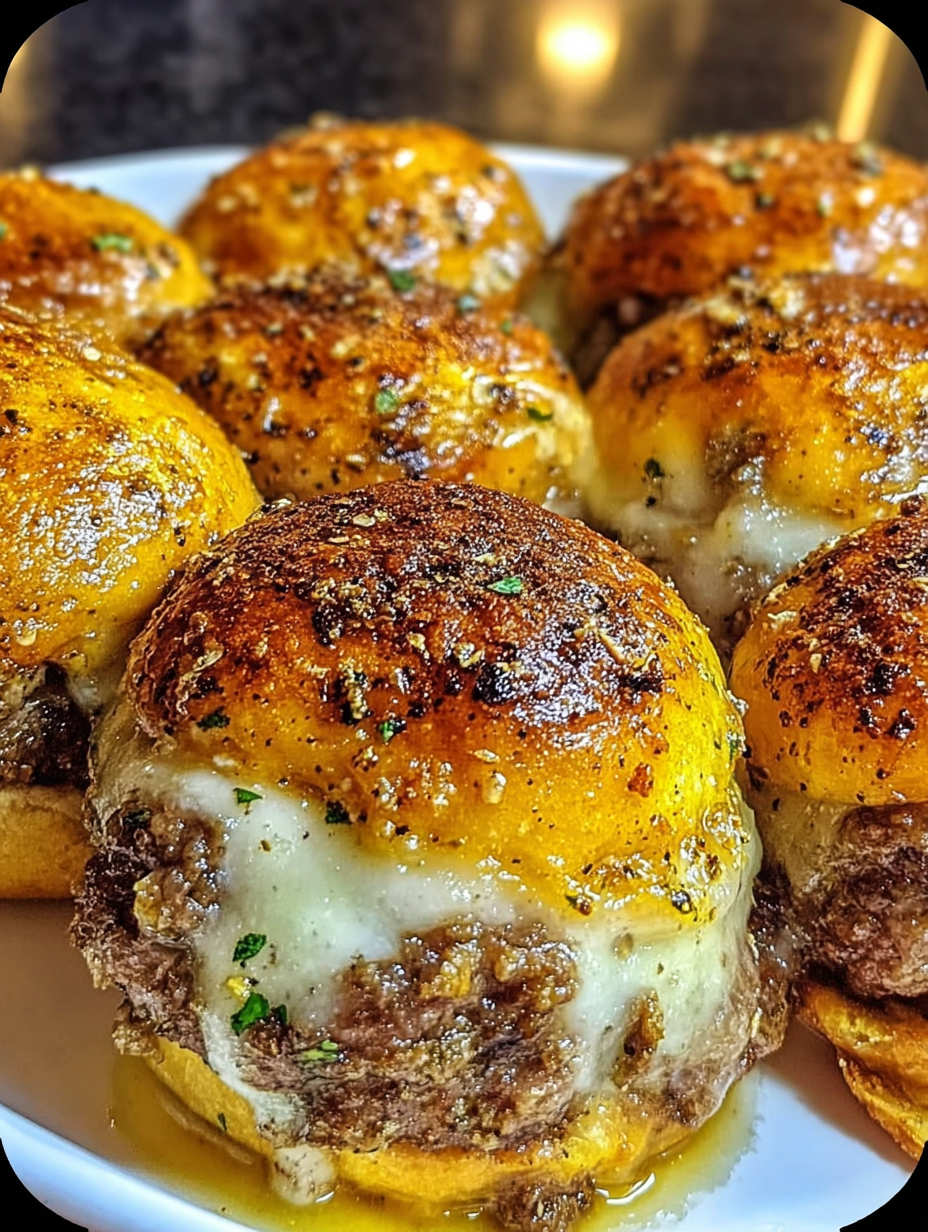 A plate of muffins with cheese.