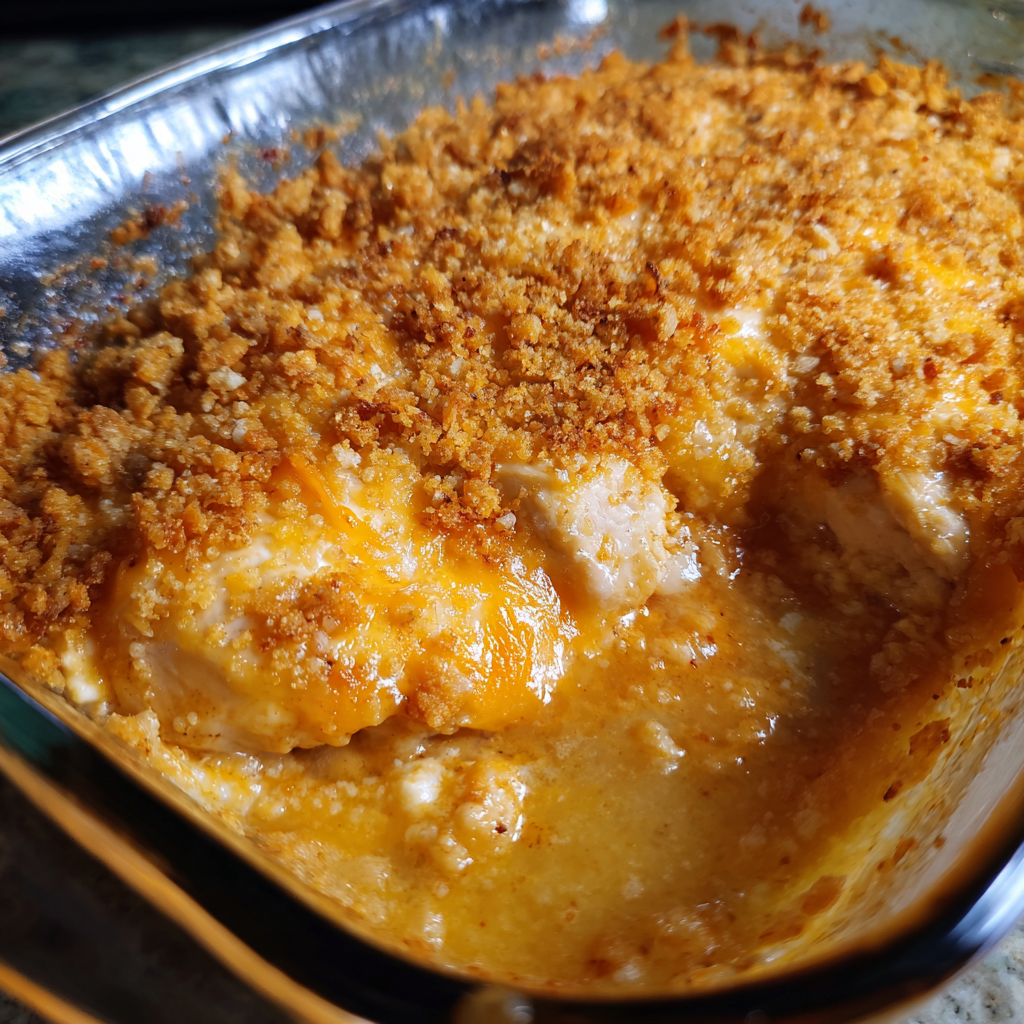 A pan of food with a lot of cheese.