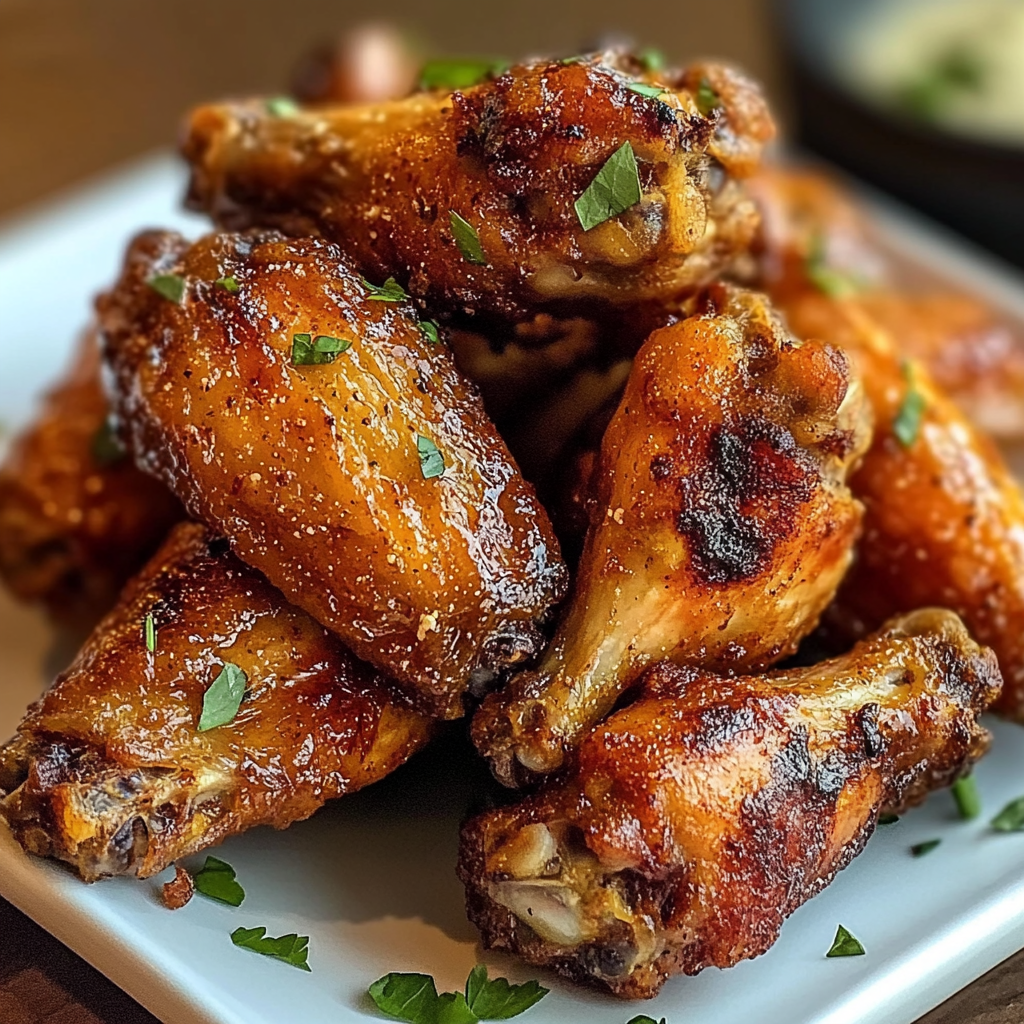 Baked chicken wings