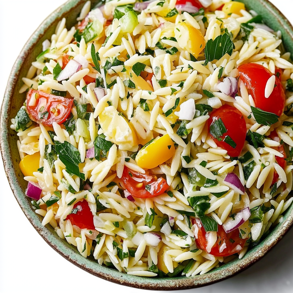 Lemon Orzo Salad