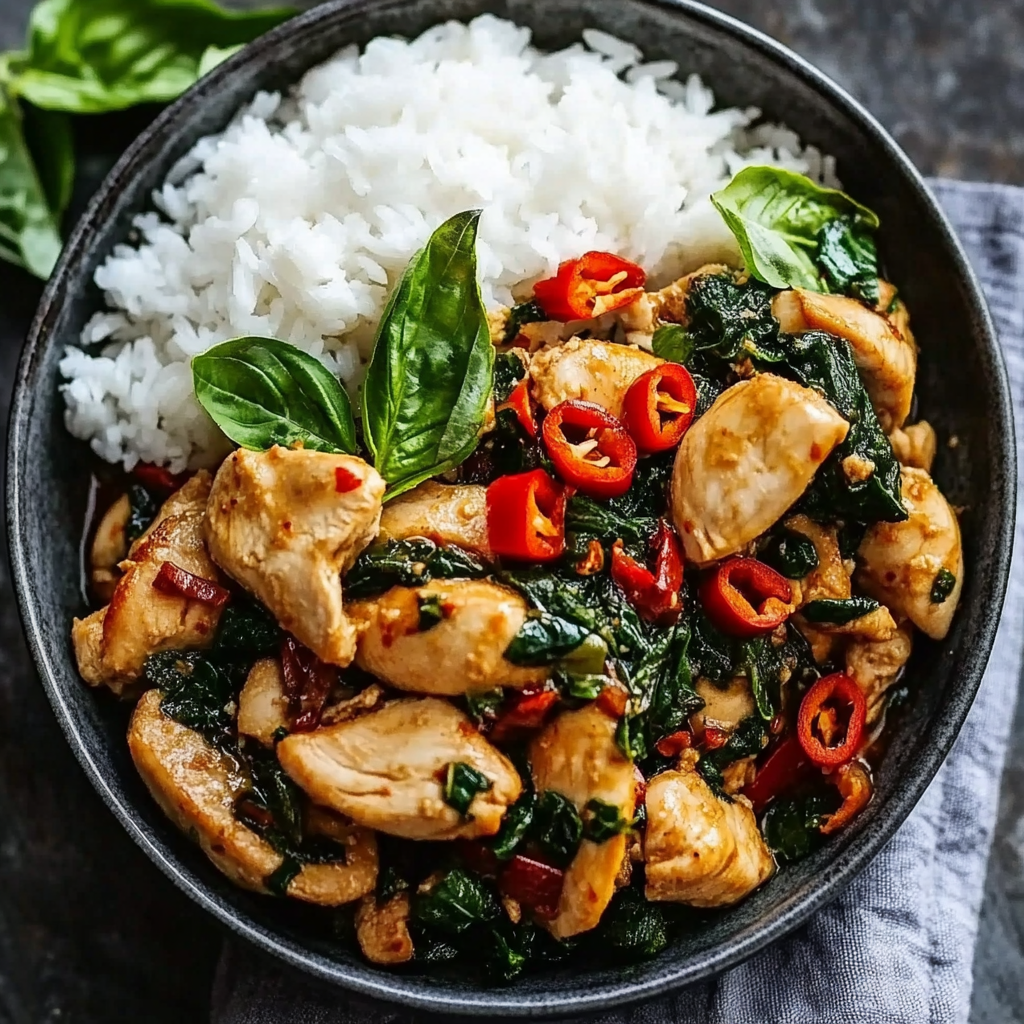 20 Minute Thai Basil Chicken