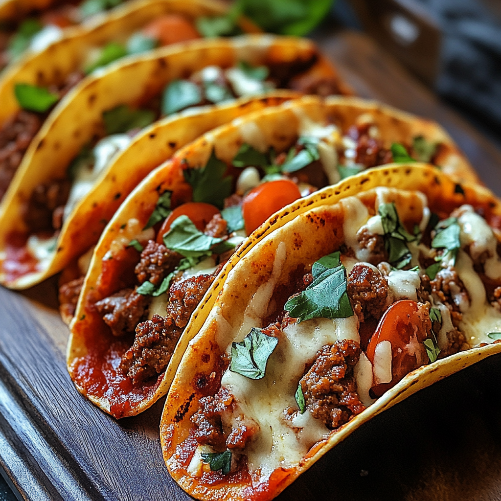 Meat Lovers Pizza Tacos