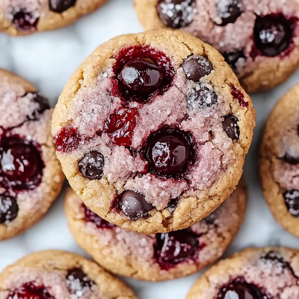 Maraschino Cherry Chocolate Chip Cookies