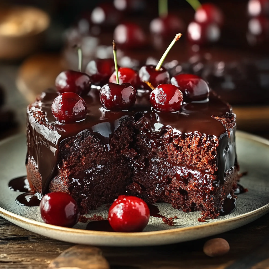 Cherry Chocolate Dream Cake