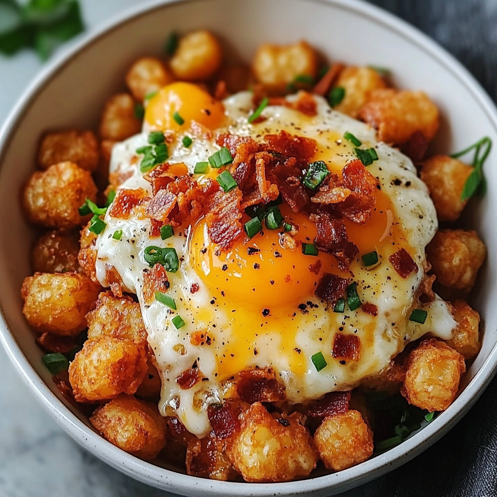 Tater Tot Breakfast Bowl