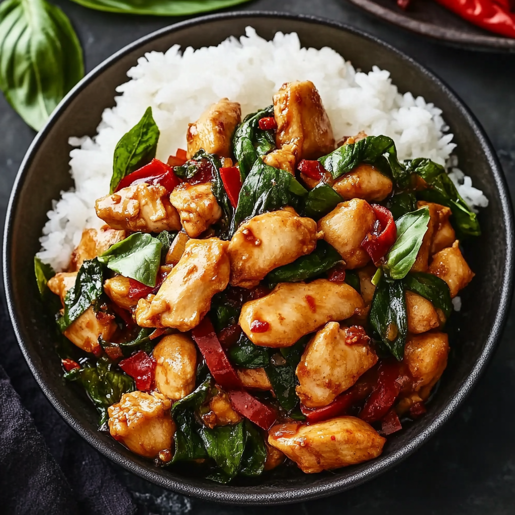 20 Minute Thai Basil Chicken