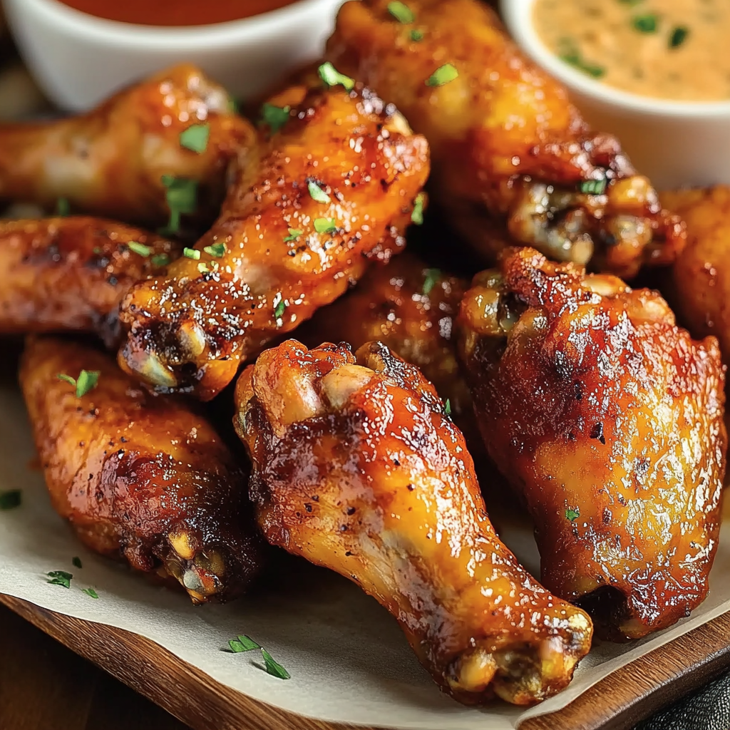 Baked chicken wings