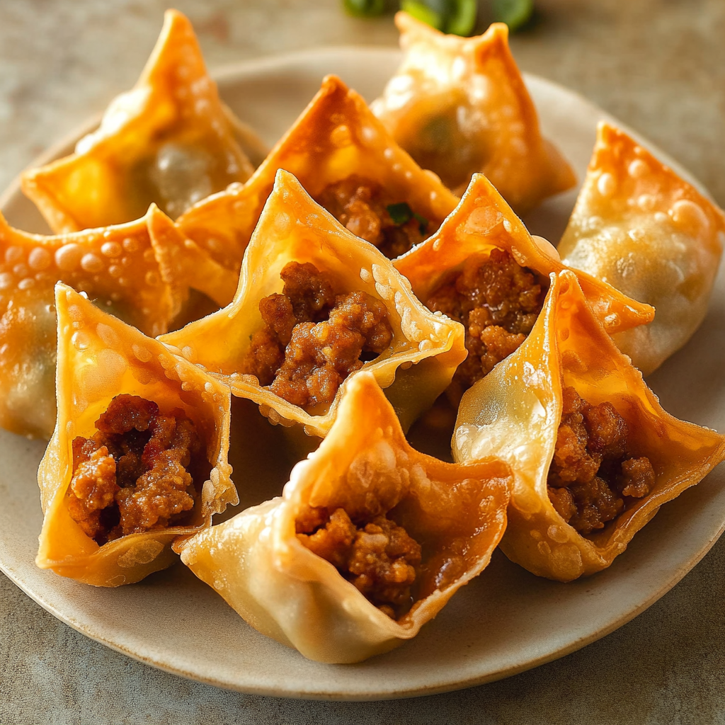 Sausage Wontons